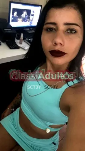 Maria Eduarda, morena safadinha dos olhos verdes e magrinha., acompanhante em Joinville - SC